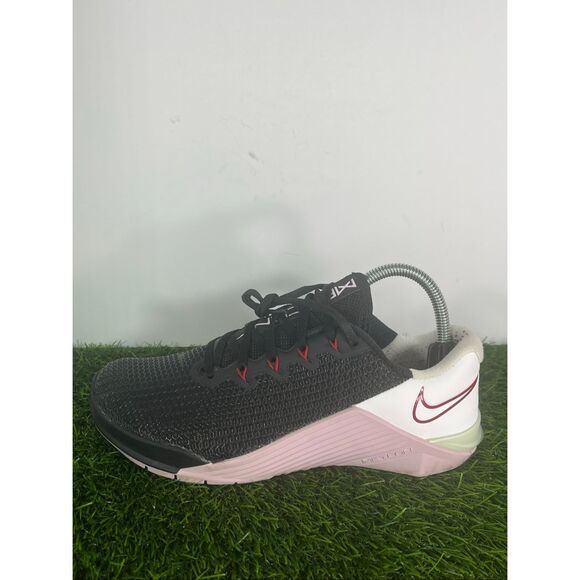 Nike Metcon 5 Womens  Black Athletic Running CrossFit Shoes Sneakers Size 8.5 - Picture 1 of 9